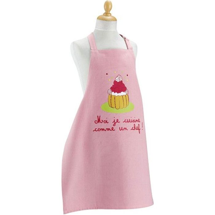Tablier de Cuisine enfant - Je cuisine comme un…