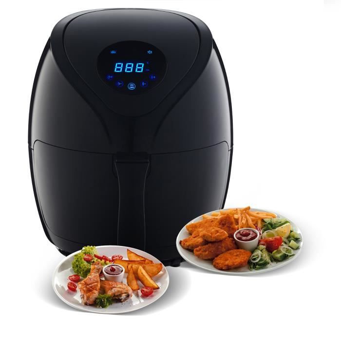 Friteuse air chaud affichage à LED - AirFryer (sans odeur) - 2.6L 1400W - Triomph ETF1801
