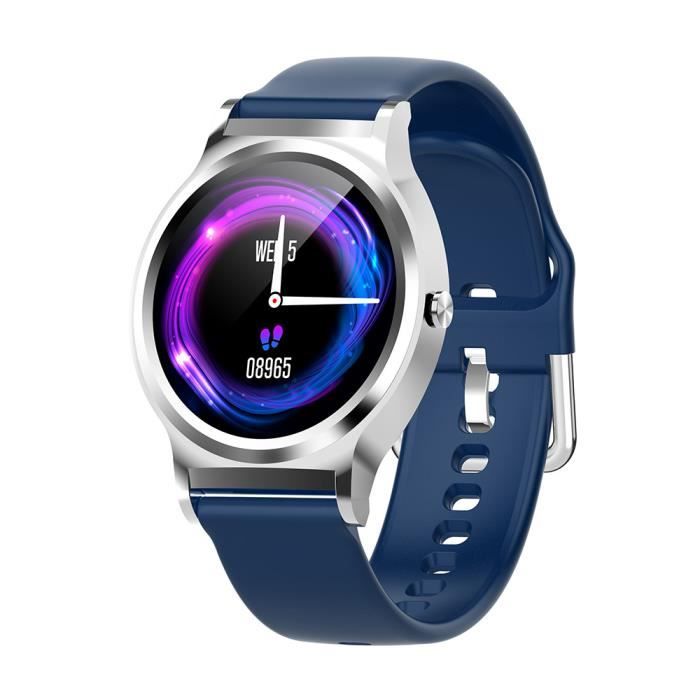Montre Connectée Homme Femmes Étanche Bracelet Connecté Fitness Moniteur de Fréquence Cardiaque Smartwatch Sport Tracker d'Activité