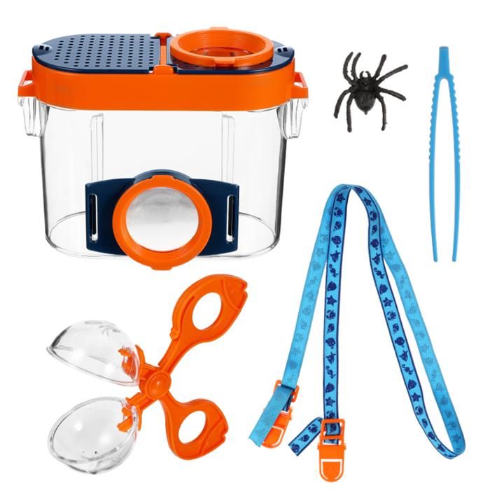 Lot De 8 Boîtes-loupes Transparentes Pour Insectes - Kit D'observation Nature Pour Enfants, Exploration Extérieure - 3