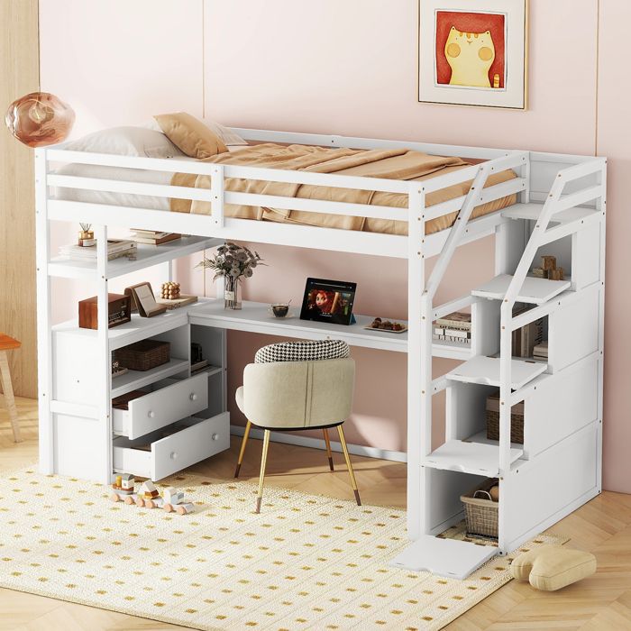 Lit Sureleve Avec Rangement Adulte