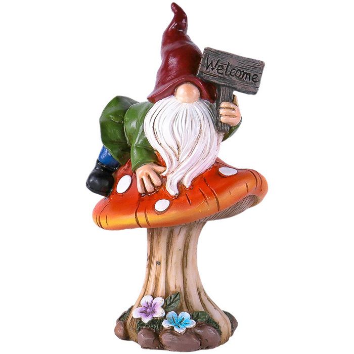 Nain De Jardin Manchester United - Champignon Football - 27cm - Licence Officielle