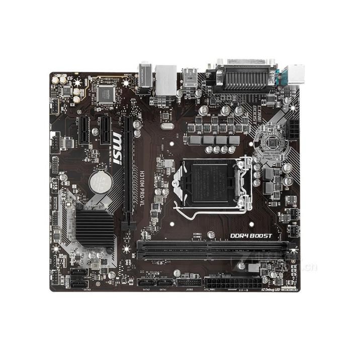 Carte mère MSI H310M PRO-VL Intel H310 LGA 1151 2xDDR4 SDRAM 32 Go Micro ATX - Msi