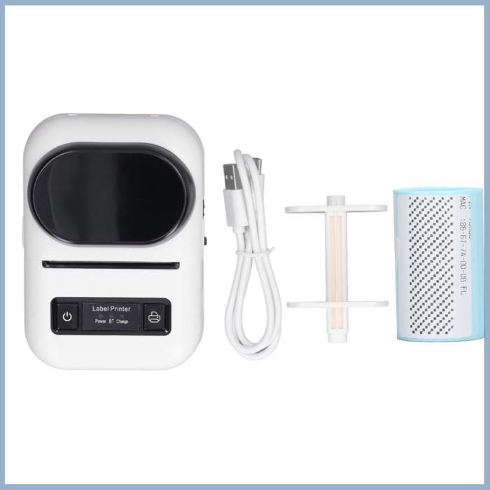 Imprimante Thermique Portable Bluetooth - Batterie 1500mAh, Vitesse 50-80mm/s, Compatible Smartphone - Pour Tickets, Reçus, Petits Commerces