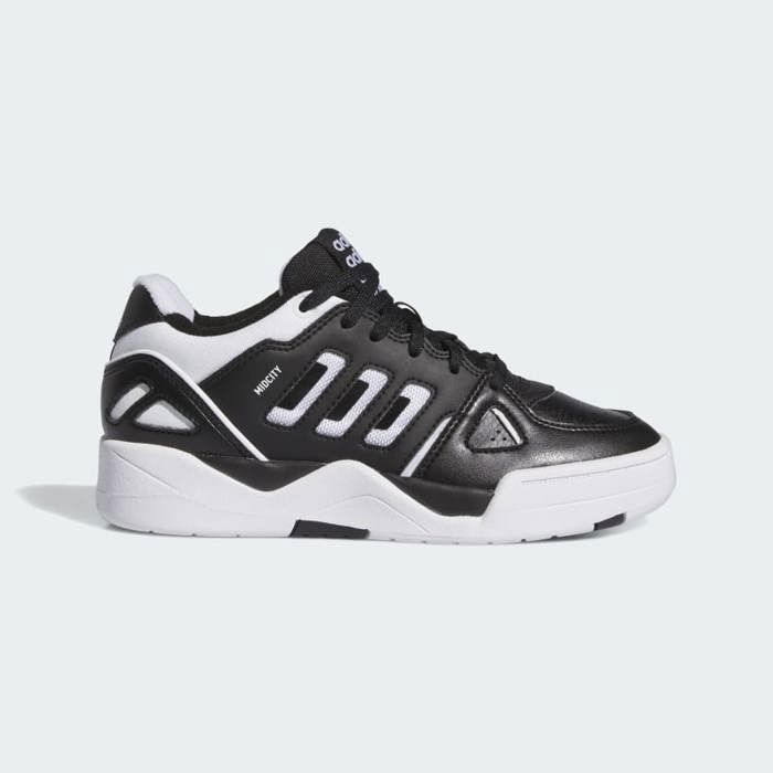 Adidas Baskets - adidas - MIDCITY LOW - Daim et similicuir - Semelle Cloudfoam - Style années 80