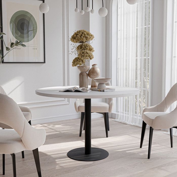 Table De Salle à Manger Extensible En Bois Marron - Occasion Très Bon état - Prix 100€