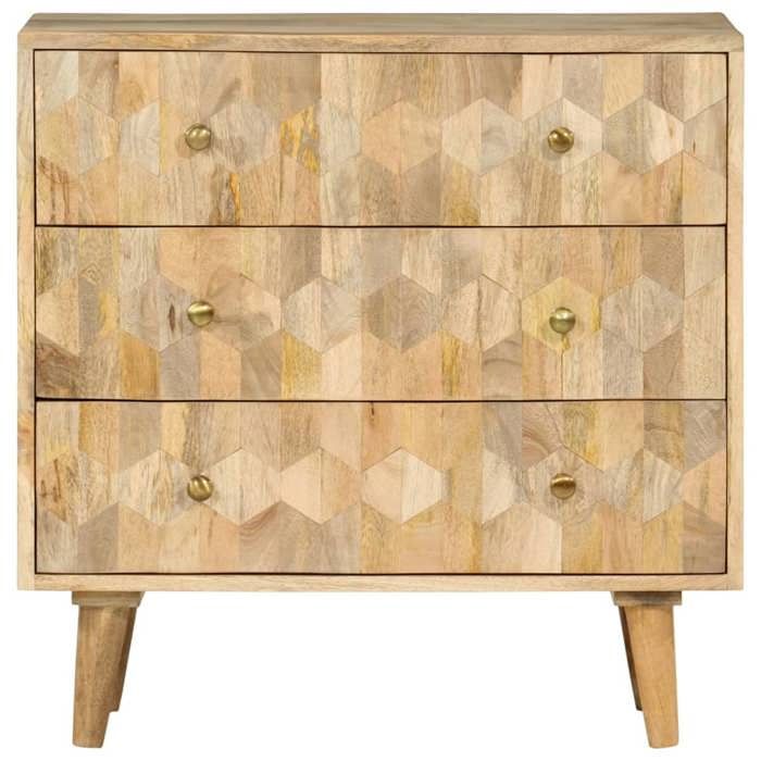 Soldes MomentBuffet bas( 1 PC) - YUYUE - ENFILADE - Cabinet/commode - 70x35x70cm bois massif de manguier M0_41835507