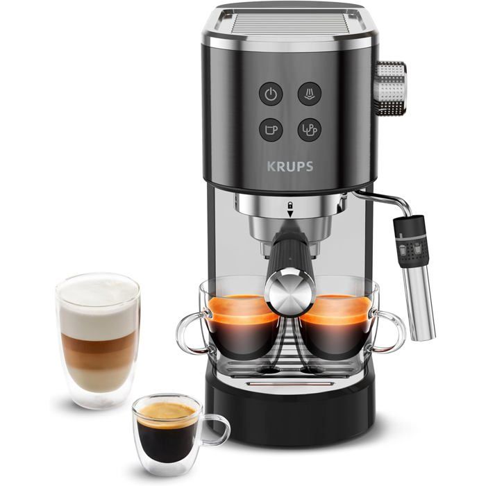 Machine expresso manuelle - SVATV - 15 bars - Café moulu ou dosettes ...