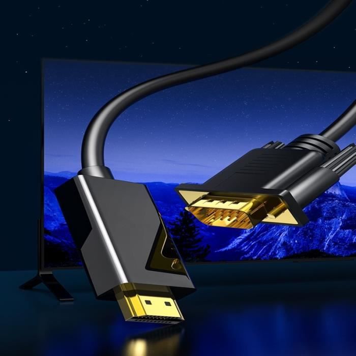 Le HDMI mâle pour câble adaptateur VGA mâle pour câble VGA HDMI - Chine HDMI  vers VGA, câble HDMI