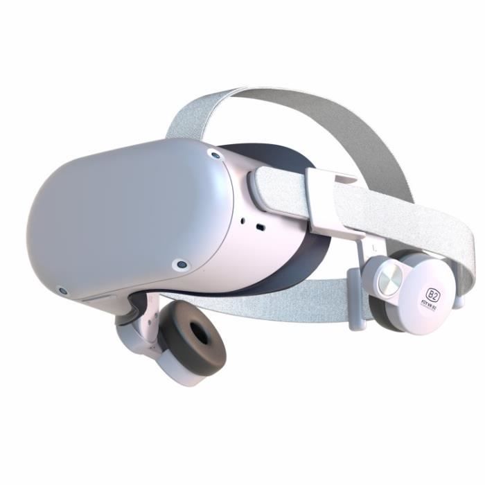 Accessoires TV VR tête Sangle bandeau serre-tête remplacement pour Oculus Quest 2 Réalité Virtuelle de protection Blanc Accessoires 