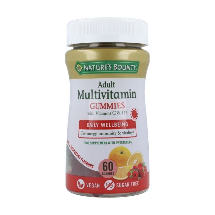 Nature's Bounty+Gummies Multivitamínico Adultos 60 cubes masticables