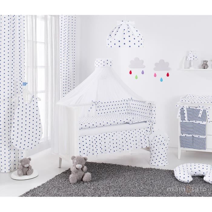 Parure De Lit Bebe 13 Pieces Nid D Ange Offert 60x1cm Cdiscount Puericulture Eveil Bebe