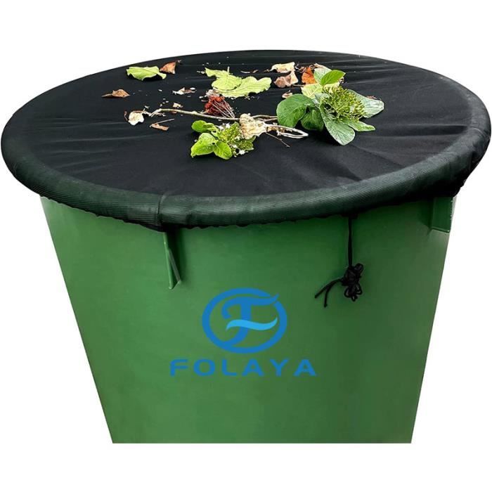 FOLAYA Filet pour citerne de pluie - Bâche de qualité supérieure -  Protection contre les moustiques et les intempéries - 95 cm