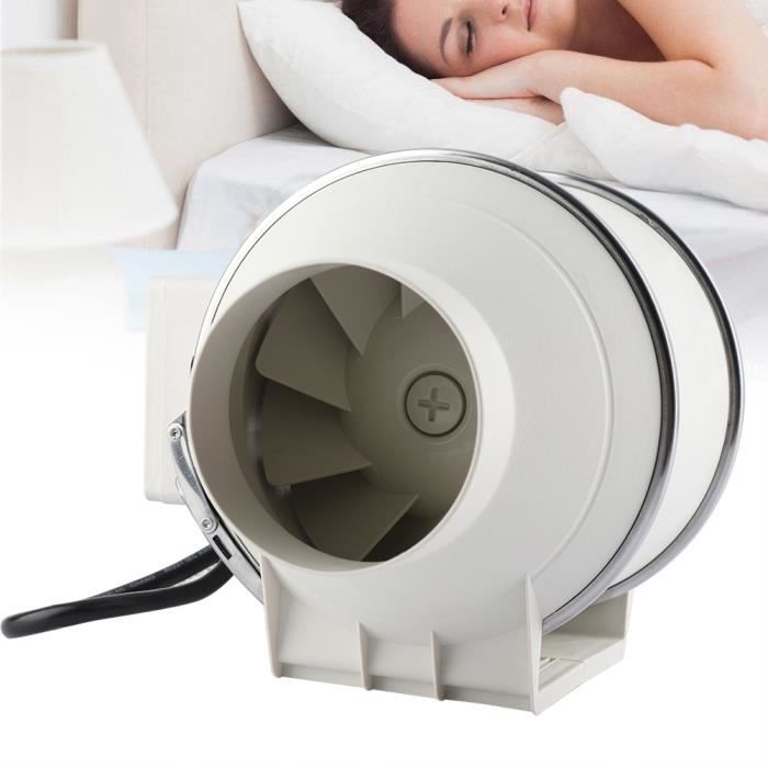 Système ventilation d'extracteur d'air ventilateur conduit en ligne à haute  efficacité salle de bains 220V UK Plug (4in) - Cdiscount Jardin