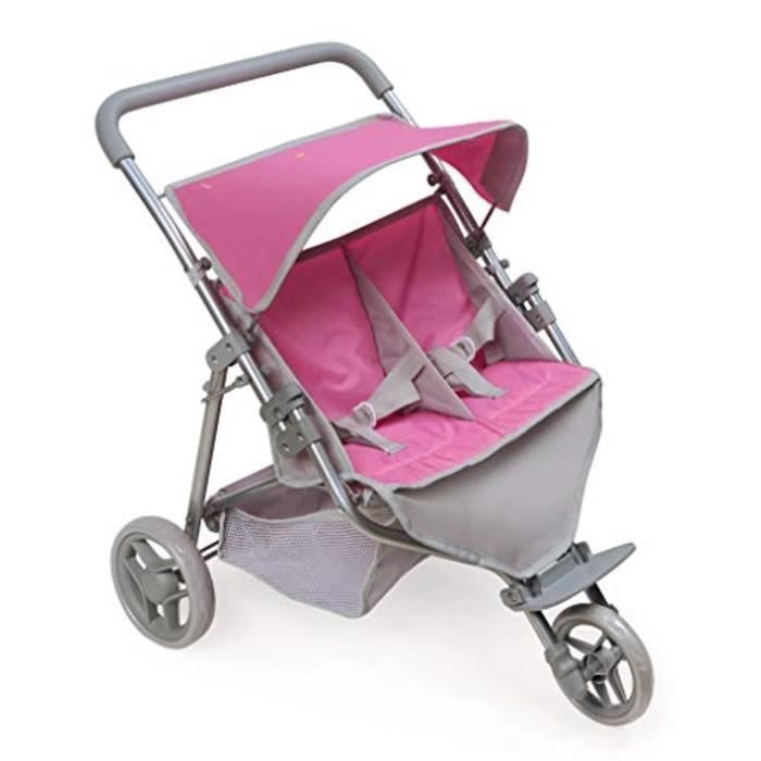 jouet fille poussette double