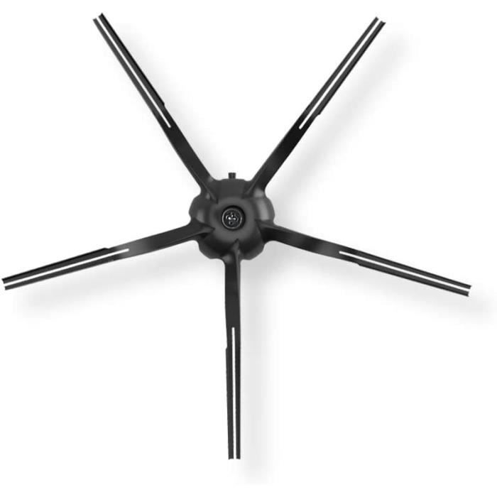 Lot De 8 Brosses Latérales Pour Robot Aspirateur - Compatible Avec La Plupart Des Modèles - Nettoyage Profond Des Tapis