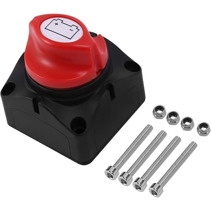 Stacca Batteria Coupe-circuit Batterie 12V - Interrupteur Isolateur Pour Voiture, Bateau, Camion Et Moto Coupe Circuit Batterie Voiture Stacca Batteria Coupe-circuit Batterie 12V - Interrupteur Isolateur Pour Voiture, Bateau, Camion Et Moto Coupe Circuit Batterie Voiture