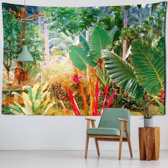 Tapisserie décorative de paysage de plage naturelle, tenture murale en cocotier de bord de mer, Art déco, décoration de maison pour chambre acheter à prix bas - livraison gratuite, avis réels avec