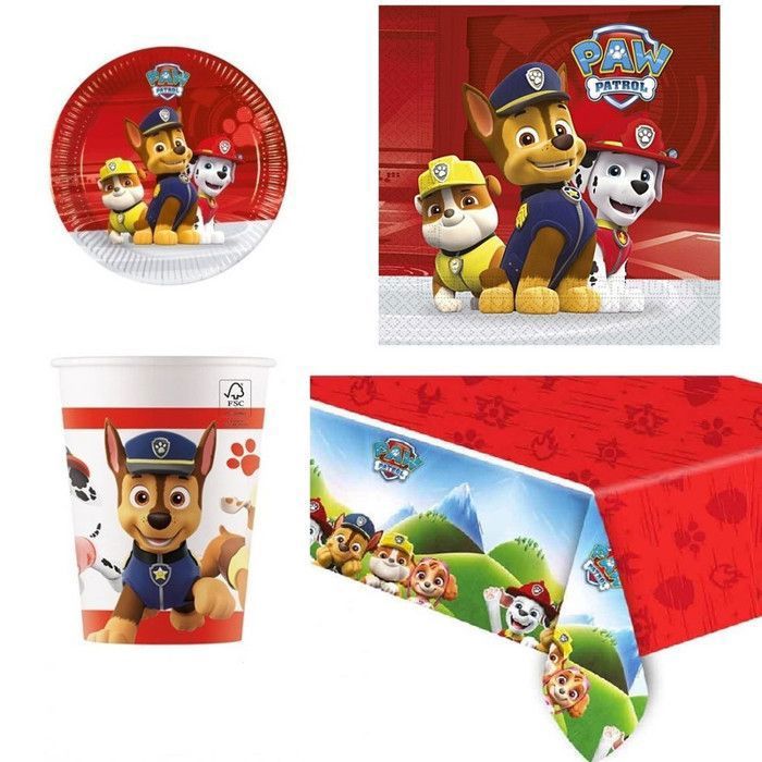 KIT PAT PATROUILLE - PAW PATROL DECORATION TABLE - FETES ANNIVERSAIRES -  Cdiscount Maison