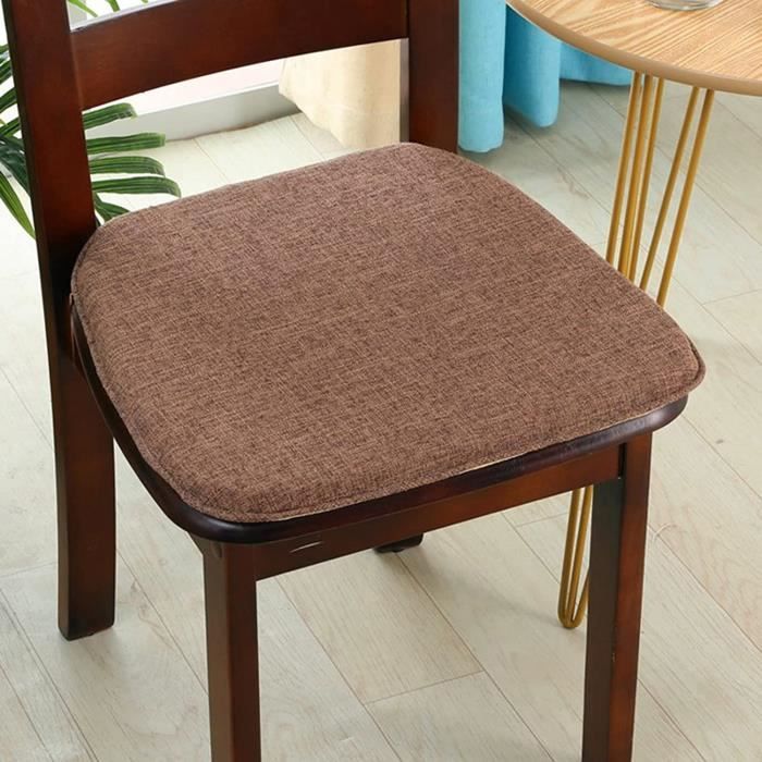 Coussin de chaise d'intérieur en laine d'agneau avec attache - 1 coussin de  chaise de salle à manger - Coussin de chaise de salle à manger et de