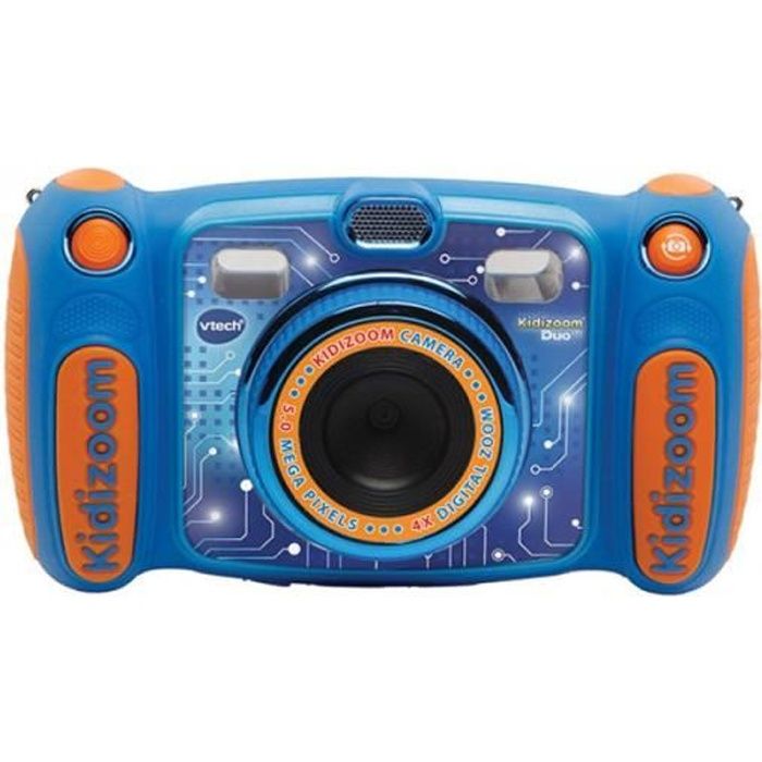 Appareil photo numérique Vtech Kidizoom Duo 5.0 - Bleu - Cdiscount