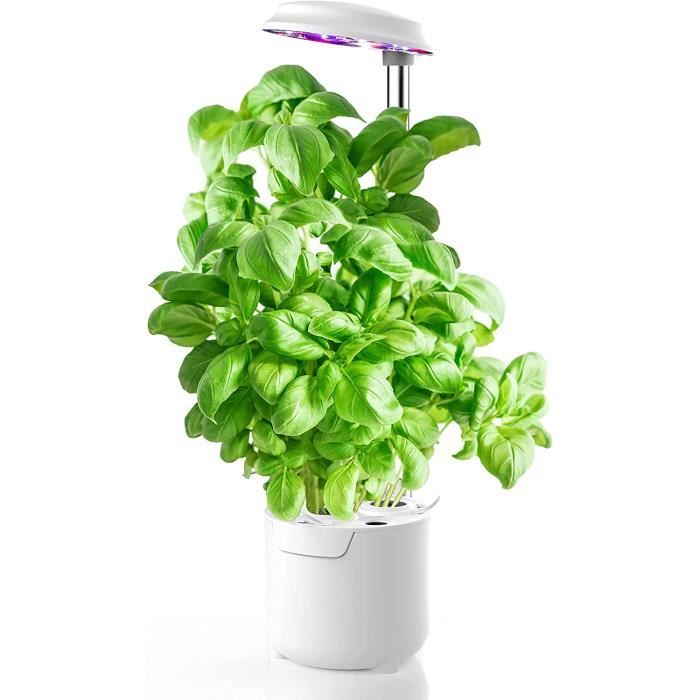 Potager D'intérieur Hydroponique 13 Pots - Avec Lampe LED Pleine Spectre, Minuterie Automatique Et Hauteur Réglable