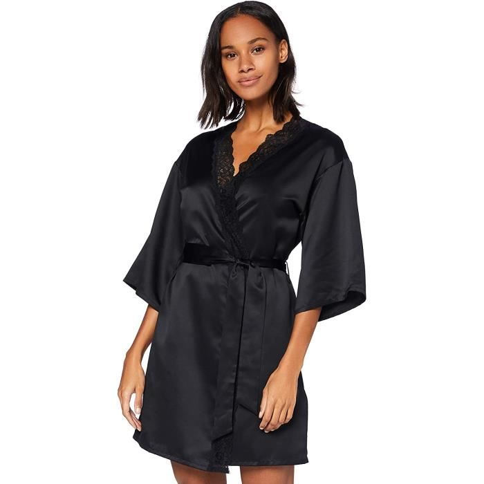 Peignoir hotsell noir satin