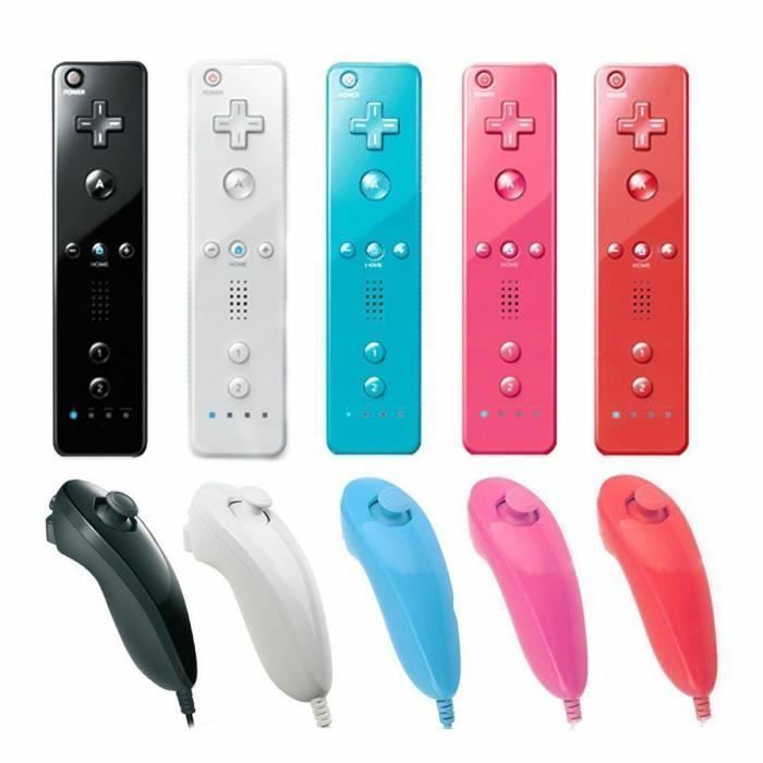 2in1 Manette avec Motion Plus et Nunchuk avec Etui pour Nintendo Wii - vue 4