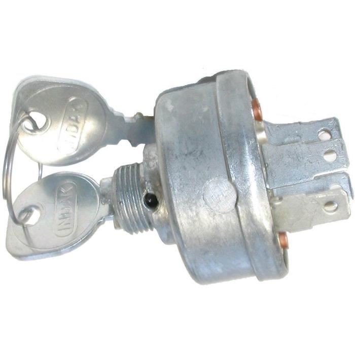 Contacteur à clé JOHN DEERE AM38227 modèles GS25 - GS30 - GS45 - GS75 - HD45 - HD75 - S910 - S930 - 
