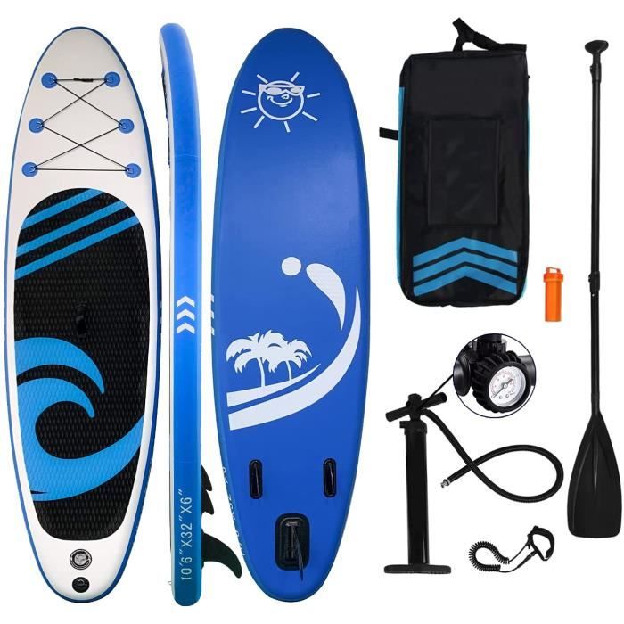 HIJOFUN Gonflable Stand Up Paddle Board avec Accessoires pour Planche de Surf Longueur 13 HIJOFUN Gonflable Stand Up Paddle Board avec Accessoires pour Planche de Surf Longueur 13