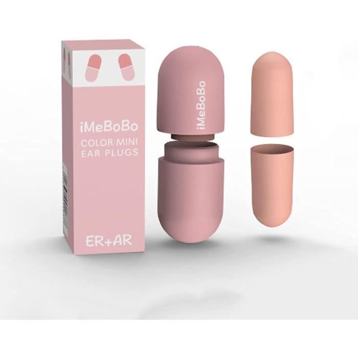 Bouchons D'Oreilles Anti-Bruit Pour Dormir - Silicone Souple Réutilisables Avec 8 Embouts XS/S/M/L - Idéal Avion & Bruit