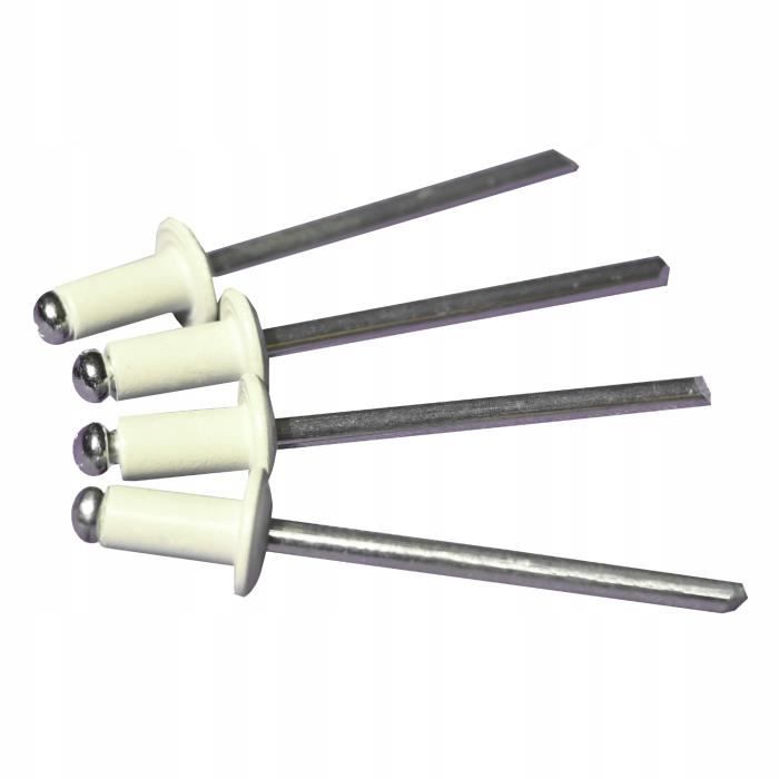 Rivets Standard Forch, Tête Plate, 6,4x18 Mm, Boîte De 500 Pièces, Neuf