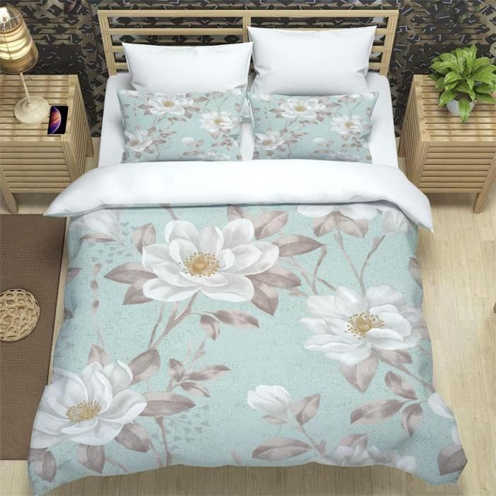 Housse de Couette - Marque - Impression 3D - Microfibre - Multicolore