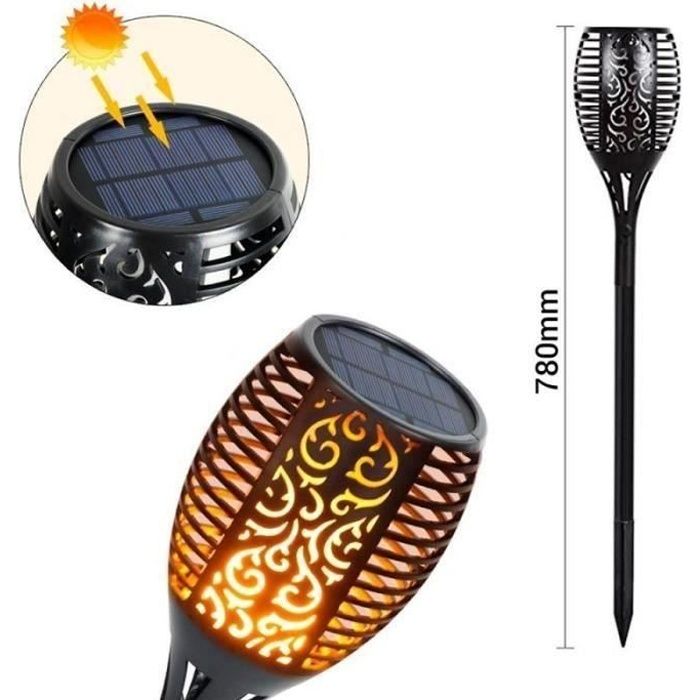 Solaire Allée Feux Pack de 2 lumières