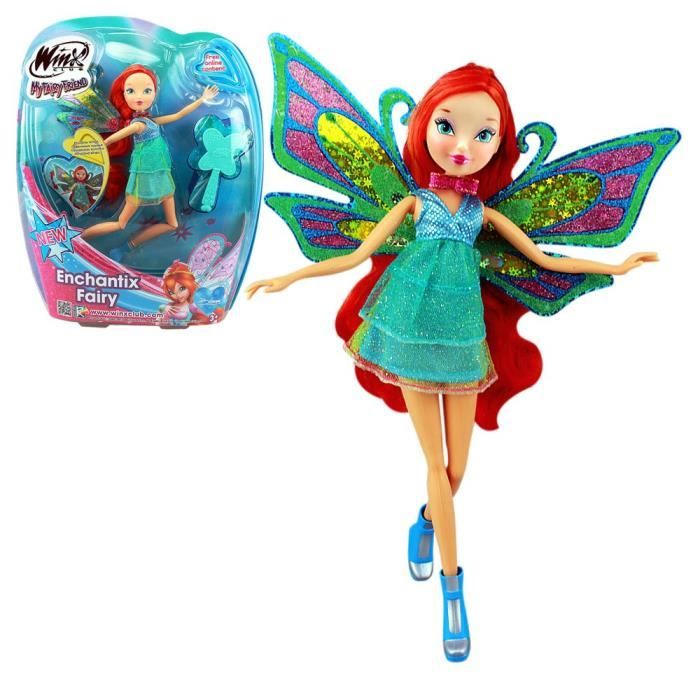 Winx Club Enchantix Fairy Bloom poup e 28cm Cdiscount Jeux