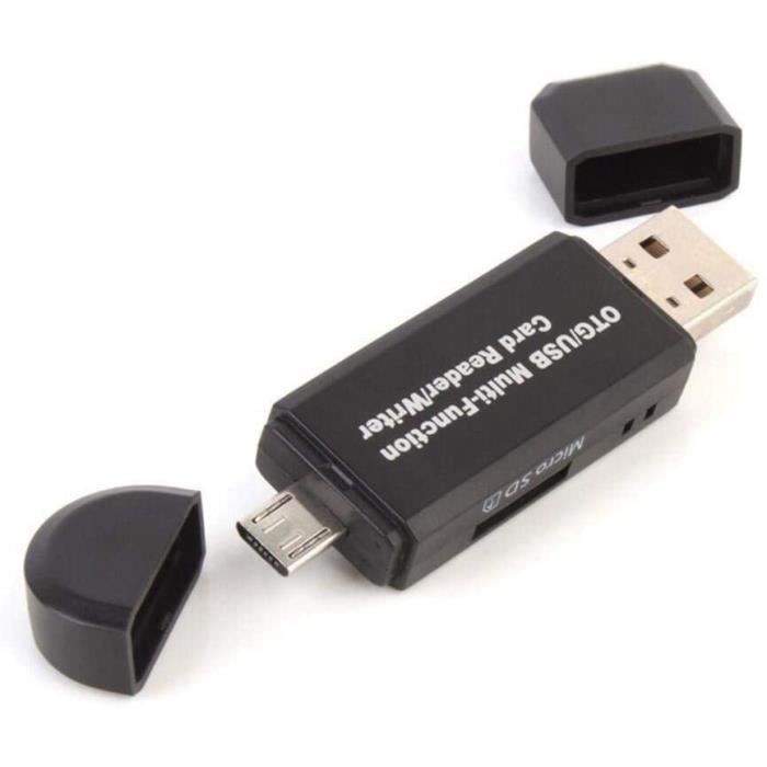 Clé USB 2.0 vers Lecteur Carte Mémoire Micro SD (Orange) - Cdiscount  Téléphonie