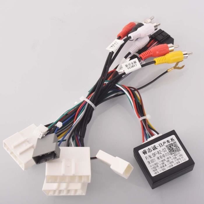 Faisceau Câble Autoradio 16 Broches - Compatible Citroën C4 C5, Peugeot 3008 2008 307 408, DS6 - Remplacement Câblage Stéréo
