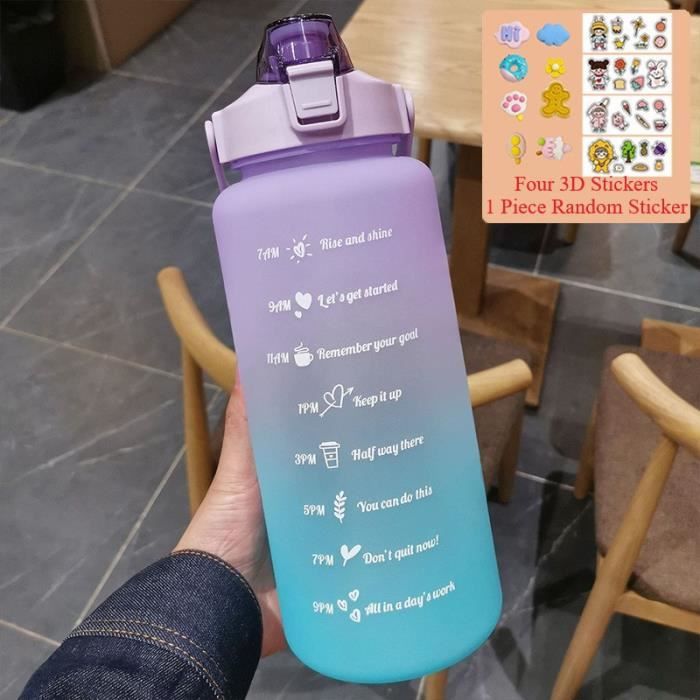 Bouteille D'Eau Intelligente Avec Rappel Lumière Et Son - Suivi Hydratation Rechargeable Tritan