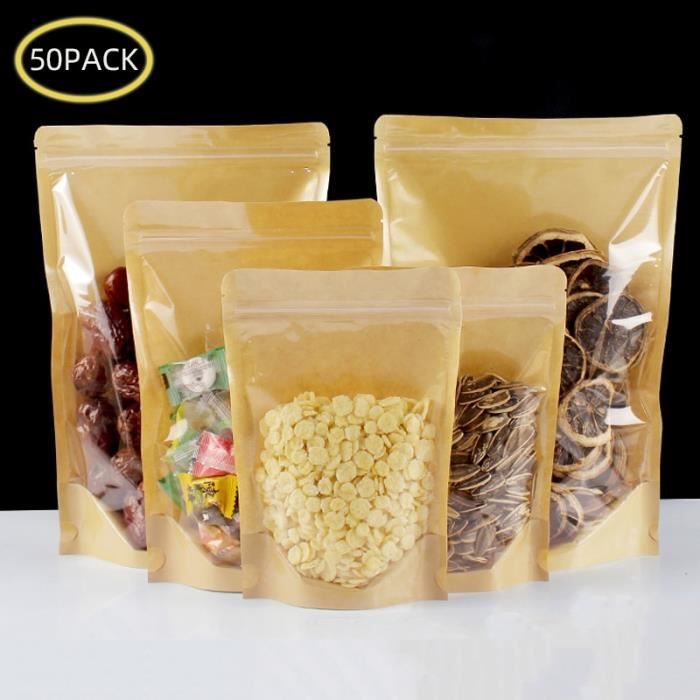 Sac En Papier Kraft 33 Litres - Grand Sac De Rangement - 60x16x32 Cm - Double Épaisseur