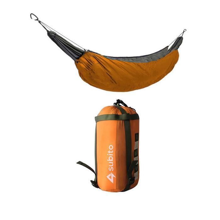 Hamac Double ENO DoubleNest Jaune/Orange - Léger Pour Voyage Et Camping, 290x192cm