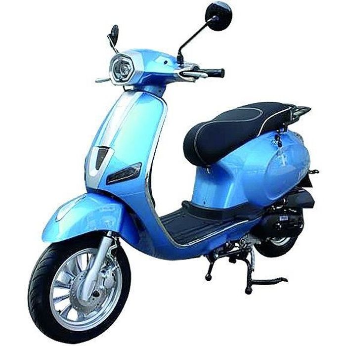 Scooter 4T 50 cc - JIAJUE - EURO5 - Bleu - Avec carte grise