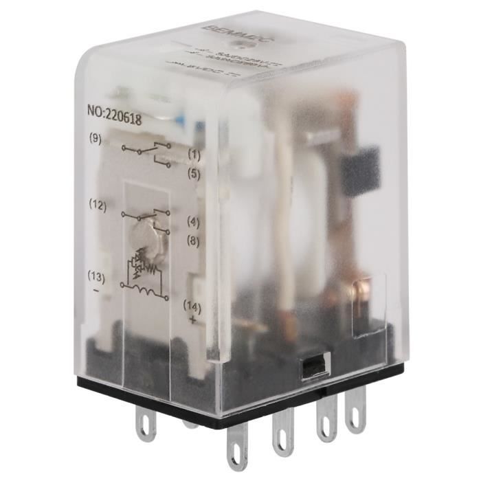 DNMBVQJB Relais Intermédiaire 40.52.8.230.0000 AC230V 230VAC 8A 8PIN Deux Groupes Conversion