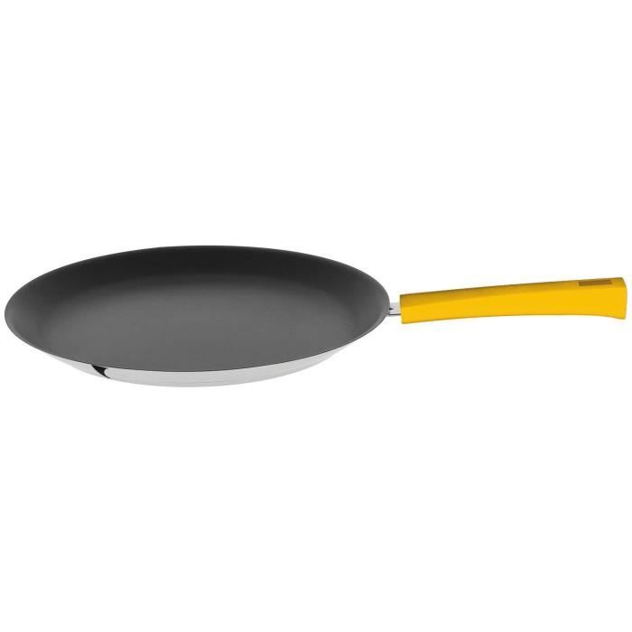 Cr/êpi/ère inox 26cm Collection Mutine Cristel Anti-adh/érent Exceliss CR26MWE