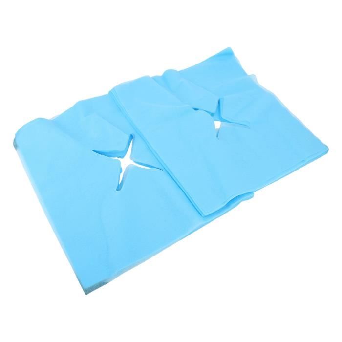 Lot De 100 Capuchons De Protection Pour Maquillage - 40x40 Cm, Non-tissé Blanc | Pour Essais Vêtements, Salon De Coiffure, Protection Cosmétique - 4