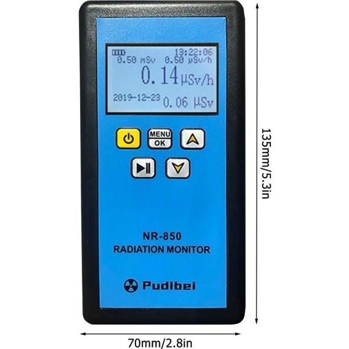 Compteur Geiger Détecteur De Radiation Nucléaire - Modèle GC-02 - Affichage IPS - Neuf
