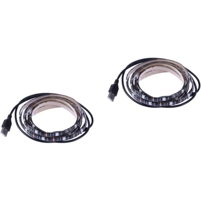 Bande LED Crivit Sports Pour Chaussures - Lumière Sécurité Course Et Vélo - Noire