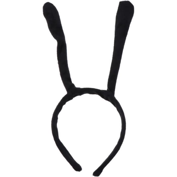 Ensemble oreilles et queue de loup – Costume en peluche avec oreilles d'animaux pour Halloween, Noël, cosplay