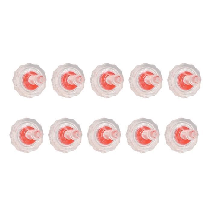 Swpeet 10 Clapets Anti-Retour Carburant Aluminium 6/8/10/12mm Avec Clips