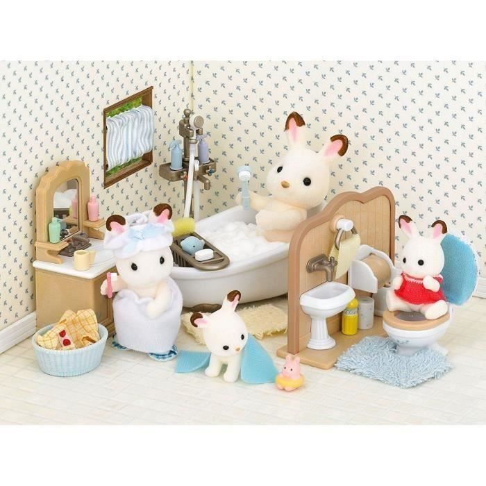 SYLVANIAN FAMILIES 5034 Set De Salle De Bains - Les meubles et