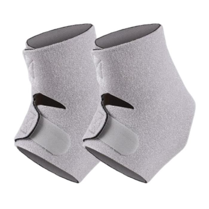 Chevillère De Compression 2 Pièces – Respirante, Antidérapante, Pour Entorse, Course Et Récupération (Taille S)